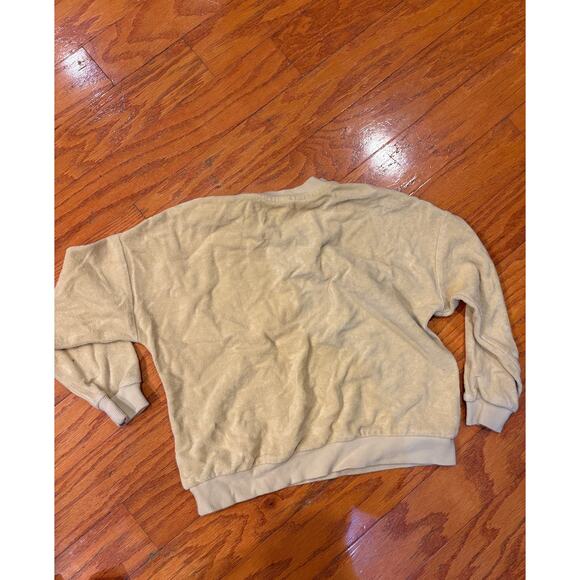 Rylee + Cru Kids Sun Sweatshirt Size 6–7Y Yellow Crewneck - Picture 5 of 5